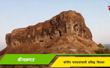 केंजळगड - कोरीव पायऱ्यांसाठी प्रसिद्ध असा किल्ला