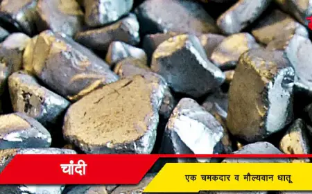 चांदी: चमकदार आणि मूल्यवान धातू - माहिती, वैशिष्ट्ये आणि महत्व