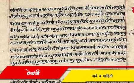 वेदांची नावे व माहिती – भारतीय संस्कृतीचा आद्य स्तंभ