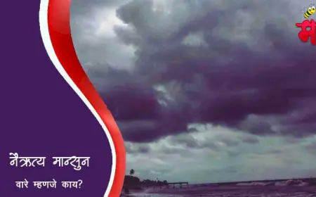 नैऋत्य मान्सून म्हणजे काय? – कारण, प्रक्रिया आणि भारतातील महत्व