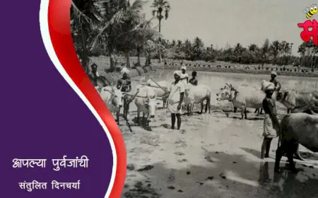 आपल्या पूर्वजांची संतुलित दिनचर्या – आरोग्य, शिस्त आणि दीर्घायुष्याचे रहस्य