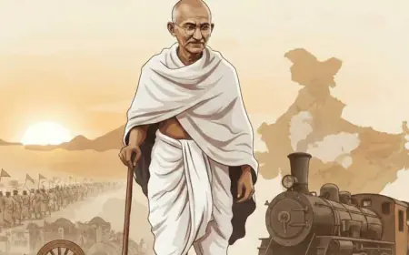 महात्मा गांधी: अहिंसेच्या मार्गाने क्रांती घडवणारा महामानव (सविस्तर माहिती)