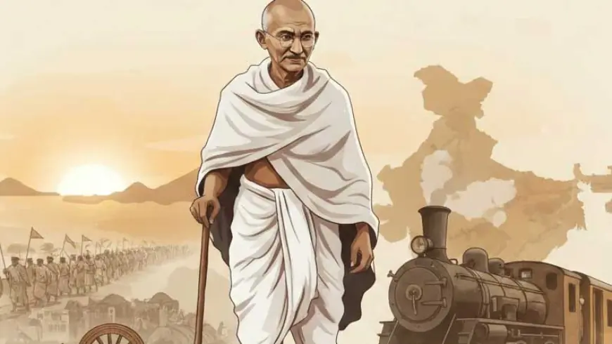 महात्मा गांधी: अहिंसेच्या मार्गाने क्रांती घडवणारा महामानव (सविस्तर माहिती)